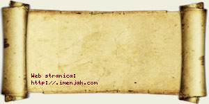 Jelisava Sudimac vizit kartica